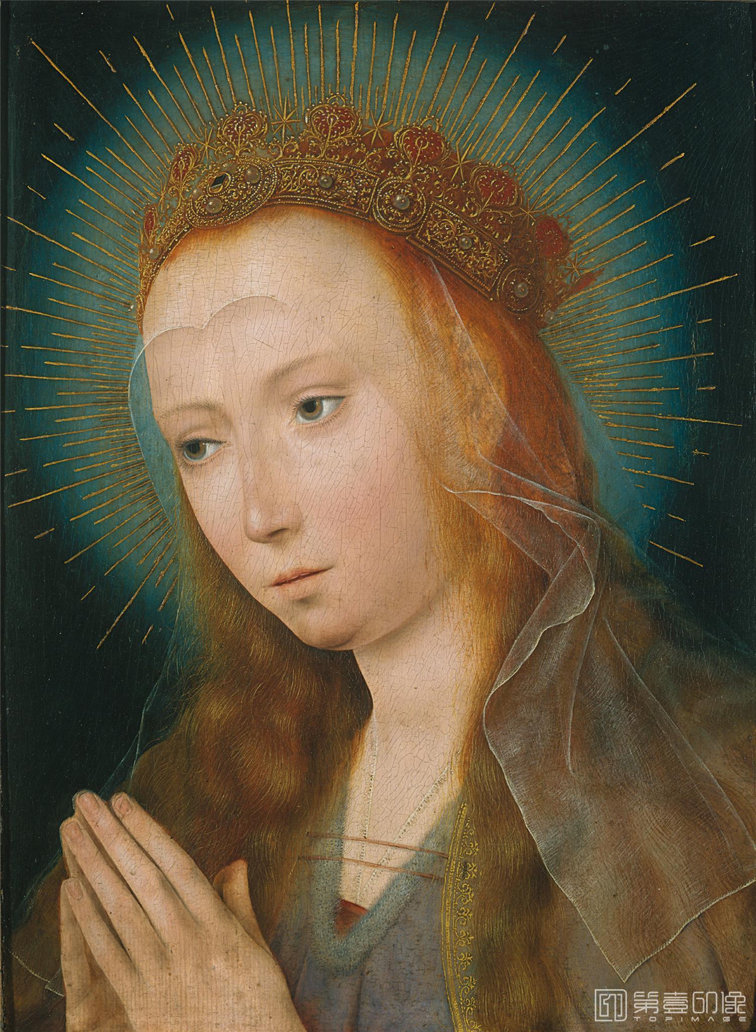 油画-列支敦士登皇家美术馆-Quentin MassysThe Virgin at Prayerc-421